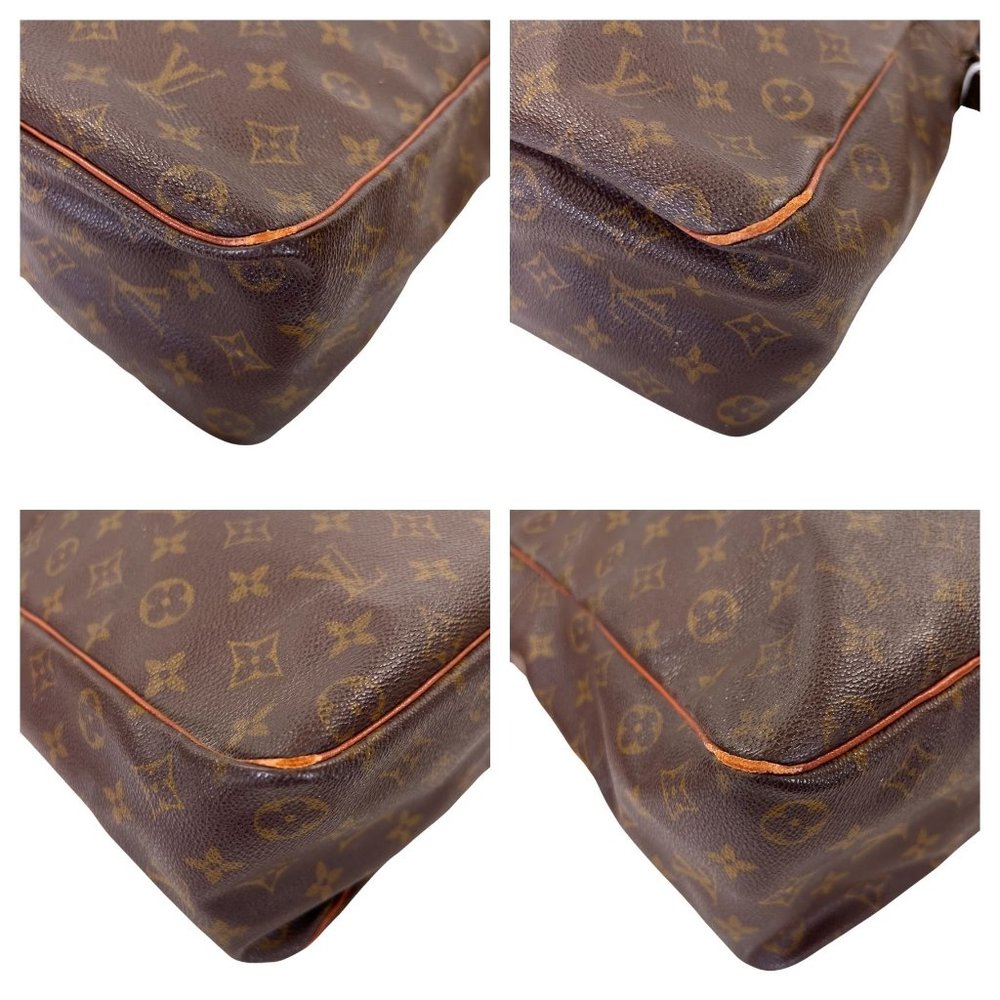 Authentic Louis Vuitton Shoulder Bag Marceau Brown Monogram Used LV Handbag Vint - Picture 6 of 14